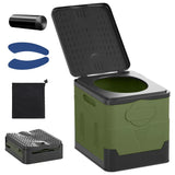 NomadiLoo Premium Faltbares Camping WC Tragbar Outdoor Reise-Toilette Klappbar – Mobile Campingtoilette für Auto, Festival & Notfall | Hygienisch, Robust & Platzsparend | Wiederverwendbare Sanitärlösung für unterwegs