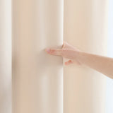 LandhausFlair Duschvorhang in Naturbeige – Wasserabweisend, Pflegeleicht & Stilvoll mit Metallösen