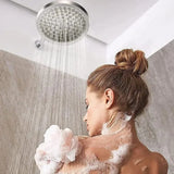 AquaRain Lux Wand-Regendusche mit Duscharm – Hochdruck Regenbrause rund | Spa-Duschsystem | Gleichmäßiger Wasserfluss