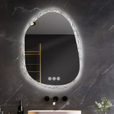 LumiPure Rahmenloser intelligenter LED-Badezimmerspiegel mit Antibeschlag-Funktion – dimmbarer Touch-Spiegel mit Hintergrundbeleuchtung | moderne Wandmontage | Premium Design für Bad und Hotel
