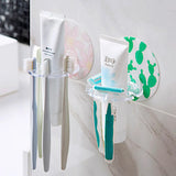 PureStick Wand-Organizer Badezimmer – Selbstklebender Zahnbürstenhalter aus PVC | Platzsparende Aufbewahrung | Hygienisch & Ohne Bohren