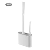 HygiFlex Silikon-Toilettenbürste mit Wandhalterung – Flachkopf, Flexibel & Hygienisch