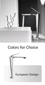 Moderne Waschbeckenarmatur Hochformat Roségold – Badarmatur | Einhebelmischer | Elegantes Highlight