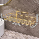 Oraluxe Premium Wandhalter für Mundspülbecher Schwarz-Gold Selbstklebend – Bohrfreie Badezimmer Ablage | Elegantes Becherregal für Waschbereich & Gäste-WC | Platzsparende und hygienische Aufbewahrung