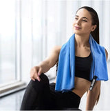 SportFrisch Kompakttuch – Leichtes Reisehandtuch 40 × 80 cm | Schnell Trocknend & Feuchtigkeitsaufnehmend | Mit Beutel für Sport & Outdoor