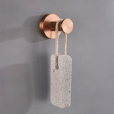 AURORA VIVÉRA Roségold Badset – 6-teiliges Badezimmer Zubehör Set | Gebürstetes Design | Komplett & Langlebig