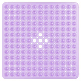 SecureFlow Antirutsch-Duschmatte 53x53 cm aus PVC – rutschfeste Sicherheitsmatte für Dusche und Badewanne | starke Saugnäpfe, Schnellentwässerung & hygienischer Komfort