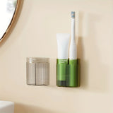 CleanHold Wand-Zahnbürstenhalter – Hygienischer Bad Organizer | Platzsparend | Moderne Aufbewahrungslösung