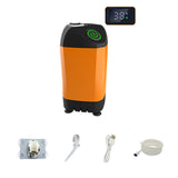 CampingBrause Unterwegs – Elektrische Reisedusche mit Akku-Pumpe | 3.7 V Tragbare Außendusche | 1.5-m-Schlauch für Camping & Tierpflege