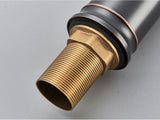 VintageStream Waschbeckenhahn Bronze – Wasserfall Armatur Messing | Einhebel Mischbatterie | Klassisches Bad Upgrade