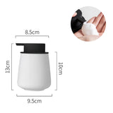 LuxeCeram Keramik-Seifenspender 300 ml – Eleganter 300-ml-Seifenspender