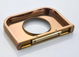 LAVARELLE Roségold WC-Bürstenhalter Wand – Messing Toilettenbürste mit Keramikbecher | Hygienisch & Platzsparend | Elegantes Badzubehör