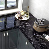LuxeStone Pro Selbstklebende Marmor-Designfolie für Küche & Möbel – Wasserfeste PVC-Dekorfolie für Arbeitsplatten, Schränke & Fliesen | Hochwertige Renovierungslösung in Natursteinoptik