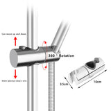 RainFlex Badewannen Duschsystem mit Regendusche – Höhenverstellbares Komplettset | Handbrause & Thermokomfort | Modernes Design
