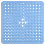 SecureFlow Antirutsch-Duschmatte 53x53 cm aus PVC – rutschfeste Sicherheitsmatte für Dusche und Badewanne | starke Saugnäpfe, Schnellentwässerung & hygienischer Komfort