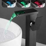 AquaFlow Wasserfall-Waschtischarmatur – Luxuriöser Wasserfluss & Nachhaltigkeit