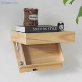 SecretShelf Versteckregal aus Holz – Schwebendes Wandregal mit Geheimfach | Unsichtbare Aufbewahrung | Modernes Design