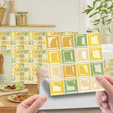 MosaLine Premium 3D Mosaik Wandfliesen Aufkleber 10er Set PVC selbstklebend Küche & Bad – Wasserfeste Design-Wandsticker | Realistischer Fliesenoptik-Effekt für schnelle Raumgestaltung | Rückstandslos entfernbare Dekorfliesen