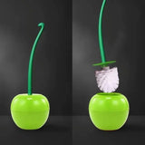 CherryClean WC-Bürstengarnitur Standmodell – Toilettenbürste im Kirschdesign | Dekorativ & Hygienisch | Originelles Badaccessoire