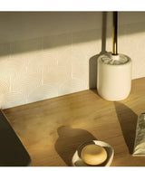DecoMosaik 3D-Fliesenaufkleber Set – 10 selbstklebende Vinylfliesen mit abstraktem Mattdesign