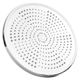 Regenlux Rundduschkopf mit Höhenverstellung – Verchromte Kopfbrause aus ABS | Gleichmäßiger Wasserfluss | Komfortables Duscherlebnis