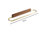 NordWood Stand Handtuchhalter – Freistehende Handtuchstange aus Aluminium & Holz | Kompakt | Modern & flexibel