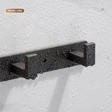 Stahlora Wandgarderobe aus Edelstahl – Multifunktionale Hakenleiste für Flur & Bad | Rostfrei | Elegante Ordnungslösung