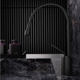 LuxAura Waschbeckenhahn Roségold – Messing Mischbatterie | Drehbarer Wasserhahn | Modernes Badezimmer Design