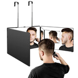 TriView Pro 360° Klappbarer 3-Panel Schminkspiegel mit Teleskop-Aufhängung – Tragbarer Make-up- & Styling-Spiegel für Rundum-Ansicht | Flexibler Beauty-Spiegel für Zuhause & Reisen