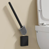 NoirClean WC-Bürstengarnitur Standmodell – Schwarze Toilettenbürste | Hygienisch & Pflegeleicht | Modernes Badzubehör
