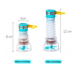 AquaSaver 360 Universal-Strahlregler für Wasserhähne – Drehbarer Wassersparer mit Filter | Küchenhahn-Bubbler mit 360° Rotation & verbessertem Wasserdruck