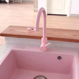 Auralis Premium Waschtischarmatur Einhebel Messing Farbdesign Warm- und Kaltwasser Einloch – Moderne Badezimmerarmatur in Rosa, Weiß oder Schwarz | Stilvoller Design Wasserhahn | Kratzfeste Lackoberfläche & langlebige Qualität
