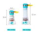 AquaSaver 360 Universal-Strahlregler für Wasserhähne – Drehbarer Wassersparer mit Filter | Küchenhahn-Bubbler mit 360° Rotation & verbessertem Wasserdruck