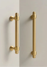 ÉliteBrass Möbelgriff T-Stange aus Massivmessing – Französischer Stil Schrankgriff | Ergonomisches Design | Langlebige Premium Qualität
