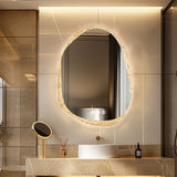 LumiPure Rahmenloser intelligenter LED-Badezimmerspiegel mit Antibeschlag-Funktion – dimmbarer Touch-Spiegel mit Hintergrundbeleuchtung | moderne Wandmontage | Premium Design für Bad und Hotel
