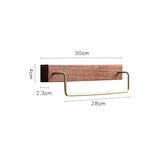 ChromeLine Premium Handtuchstange – Edelstahl Handtuchhalter 60 cm | Chromoptik | Mit Haken & Wandmontage