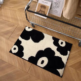 FRUTTAVIVA Badezimmermatte Kirschdesign – Saugstarke WC-Matte | Weich & Rutschfest | Modernes Badaccessoire