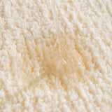 FLUFFORA Get Naked Badematte – Shaggy Mikrofaser Teppich 50×80 cm | Rutschfest & Extra Weich | Modernes Statement Design