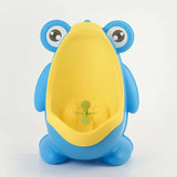 FroggyAim Kinder-Urinal für Jungen – Wandmontiertes Töpfchen | Frosch-Design | Saugnapf-Befestigung | Spielerisches Toilettentraining