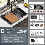 SteelPrime Pro Edelstahl-Küchenspülen-Set – Rechteckiges Einzelbecken | 3 mm Stärke | Mit Wasserhahn & Seifenspender | Komplettsystem für moderne Küchen