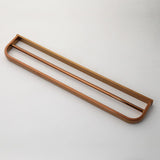 Monoria Premium Badaccessoire Set Roségold 5-teilig Wandmontage aus Massivmessing – Luxus Badezimmer Komplettset | Elegantes Hotel-Design für stilvolle Badgestaltung | Korrosionsbeständige Sanitär-Accessoires