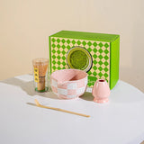 TeeRitual Matcha-Zubereitungsset – Mehrteiliges Keramik-Teeset mit Matcha-Schale & Teebesen | Japanisch Inspiriertes Design | Für Bis zu 4 Personen