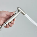 PureSpray Wand-Bidet-Dusche Schwarz – Edelstahl WC-Handbrause Set | Kaltwasser Shattaf | Hygienische Reinigungslösung