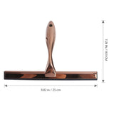 KRISTALLKLAR Premium Glasabzieher – Edelstahl Fensterwischer | Streifenfreier Glanz | Ergonomisch & Vielseitig