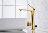 Designer Badarmatur Waschbecken – Einhebelmischer | Warm Kalt Wasserhahn | Stilvolles Luxus Upgrade