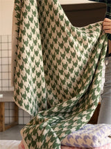COTONIQUE Hahnentritt Gesichtstuch Baumwolle – Jacquard Handtuch | Saugstark & Hautfreundlich | Vintage Design