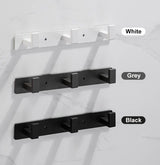 Stahlora Wandgarderobe aus Edelstahl – Multifunktionale Hakenleiste für Flur & Bad | Rostfrei | Elegante Ordnungslösung