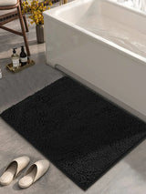 VelouraSpa Chenille-Badematte Premium – Flauschige Duschmatte | Rutschhemmend | Maximale Saugkraft