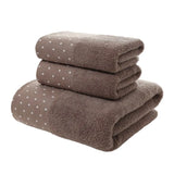 FestivaLuxe Weihnachts-Handtuchset 3-teilig – Baumwoll Badetuchset | Jacquard Design | Schnell saugend & festlich