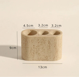 TerraStone Natural Badezimmer-Accessoire – Naturstein & Sandstein Design | Minimalistisch | Nachhaltig & Zeitlos
